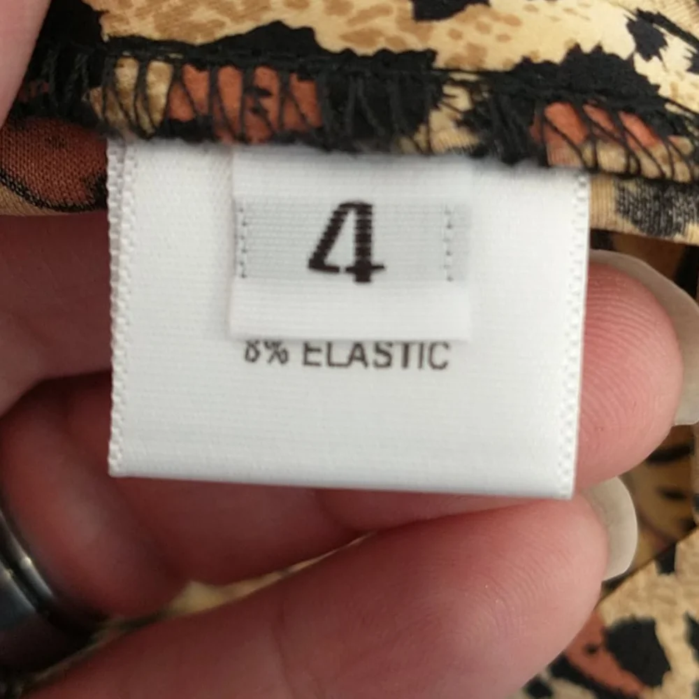 Vian Hunter animal print silk sheath dress - Picture 4 of 6